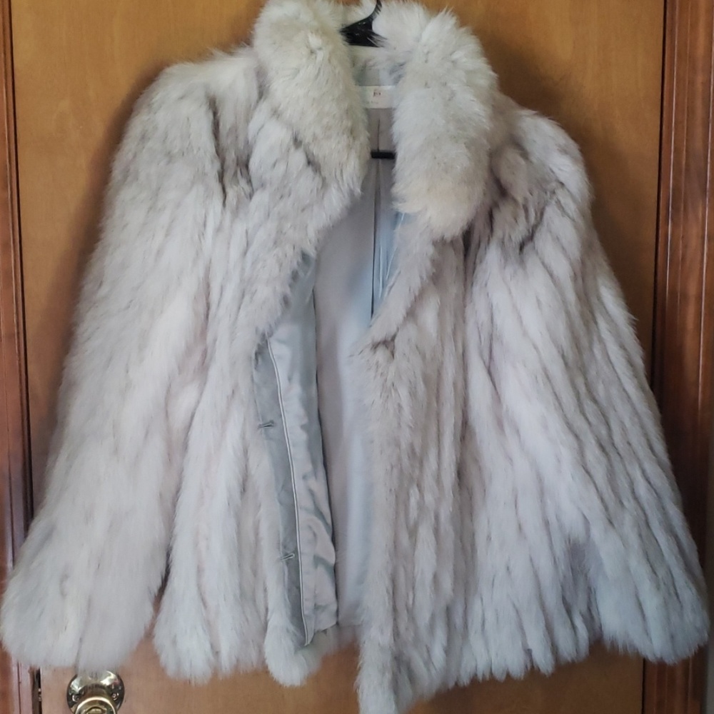 Fox fur coat